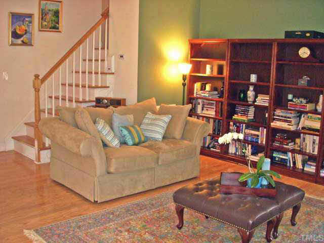 Another view of the family room -- hardwood floors are throughout the first floor.