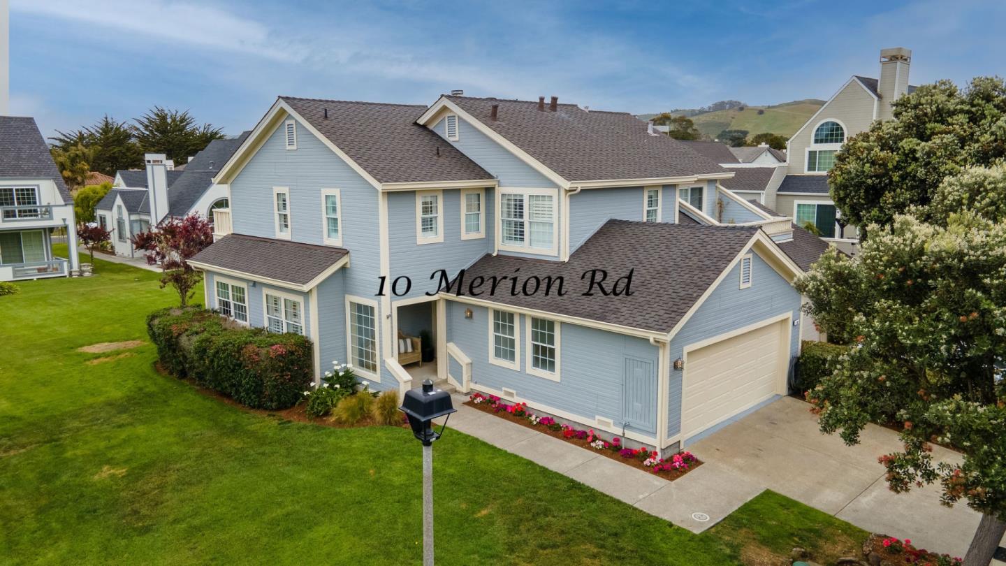 10 Merion Road Half Moon Bay, CA 94019 - Photo 1 of 39 a front view of a house with a yard and garage