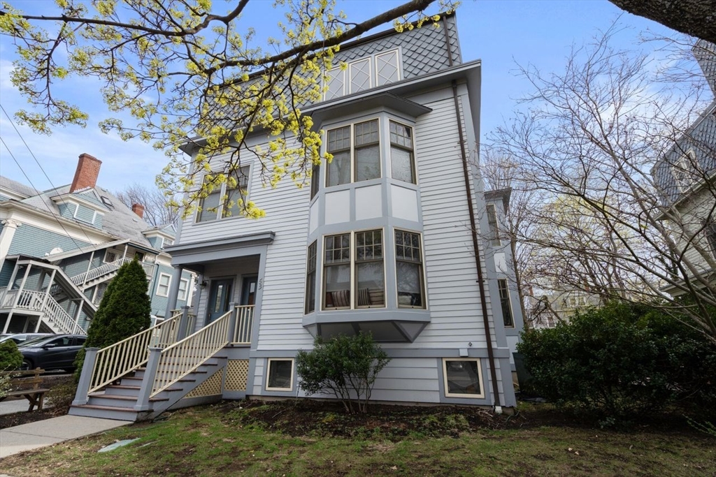53 Winslow Road Brookline, MA 02446 - Photo 21 of 23 a view of a house with a yard