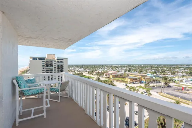 a view of a city with tall buildings