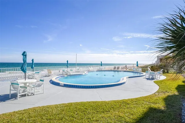 a view of an ocean beach