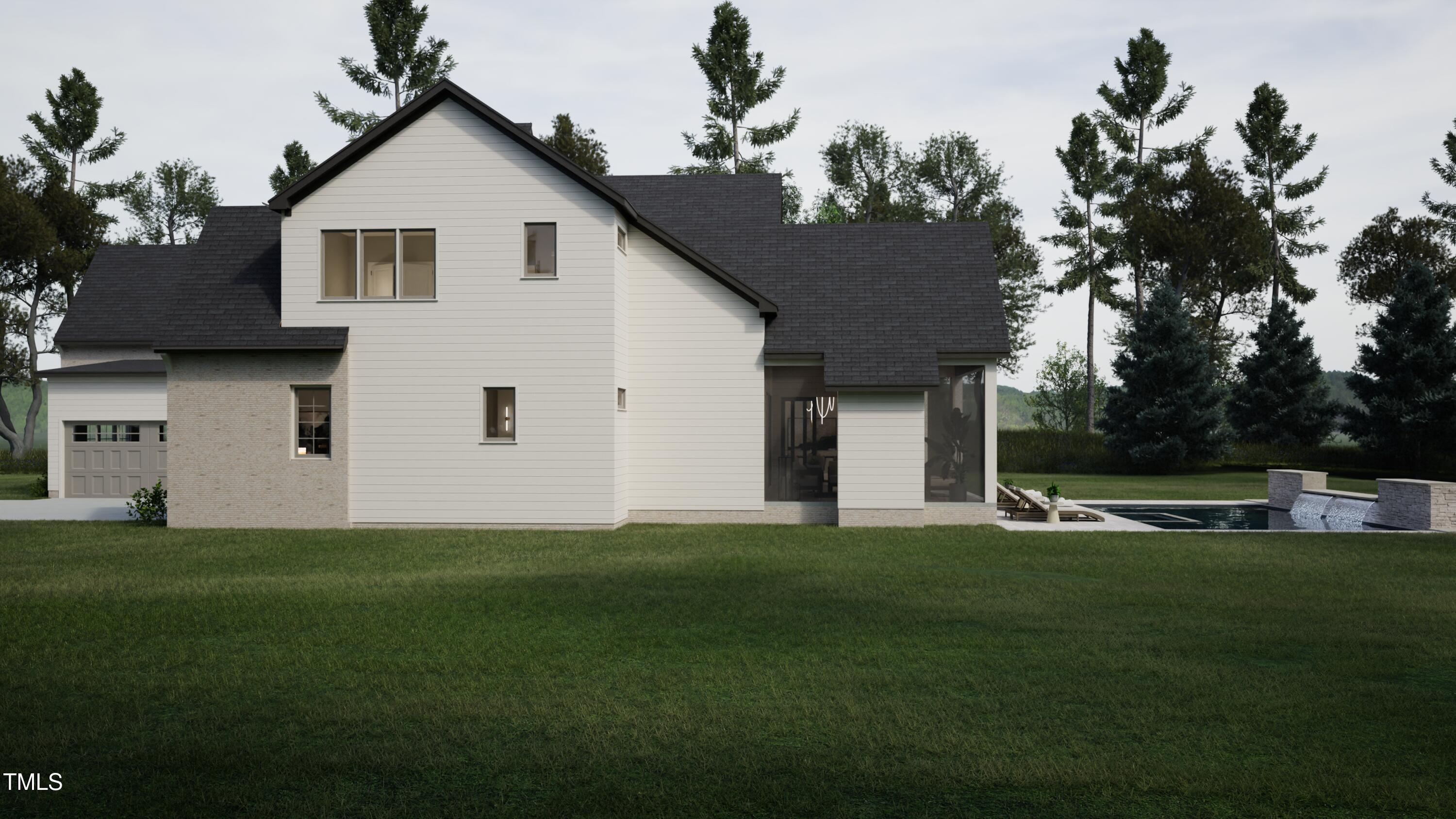4112 Rockingham Street Raleigh, NC 27609 - Photo 39 of 67 a view of a white house next to a yard with big trees