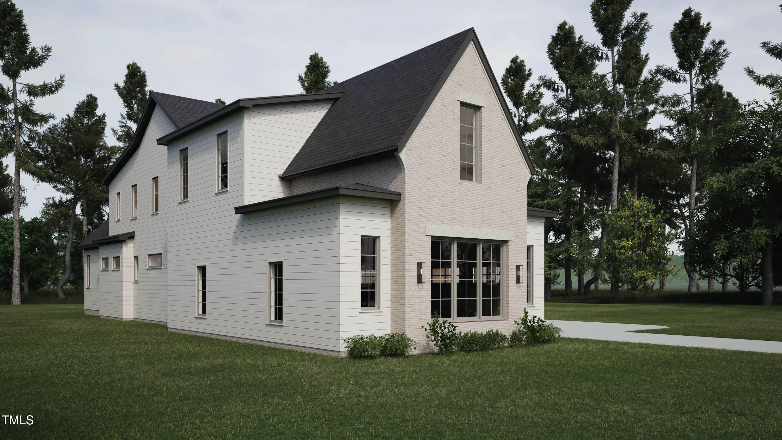 4112 Rockingham Street Raleigh, NC 27609 - Photo 42 of 67 a view of a white house next to a yard