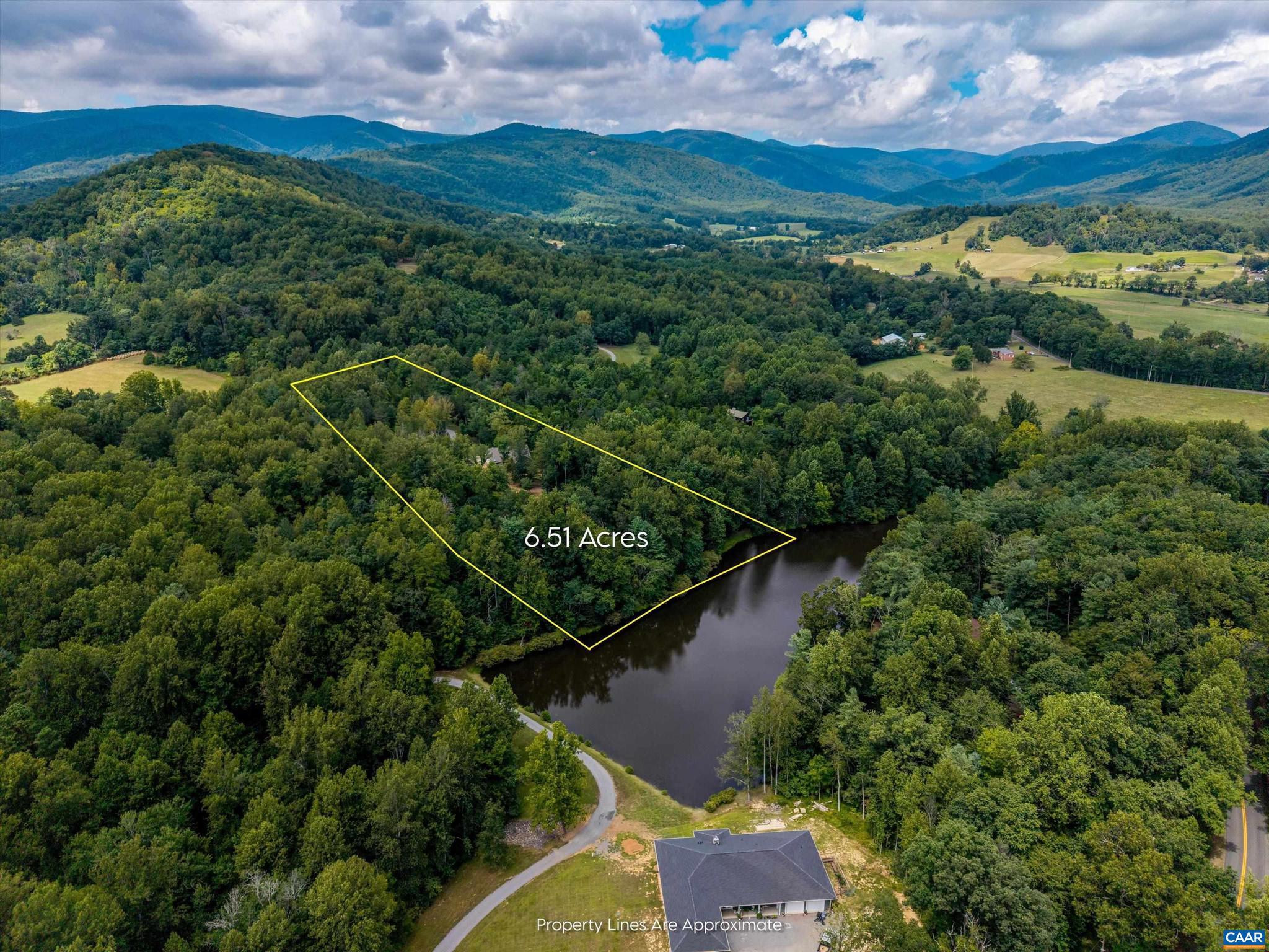 336 Bear Run Road Stanardsville, VA 22973 - Photo 62 of 67 an aerial view of a house with a yard