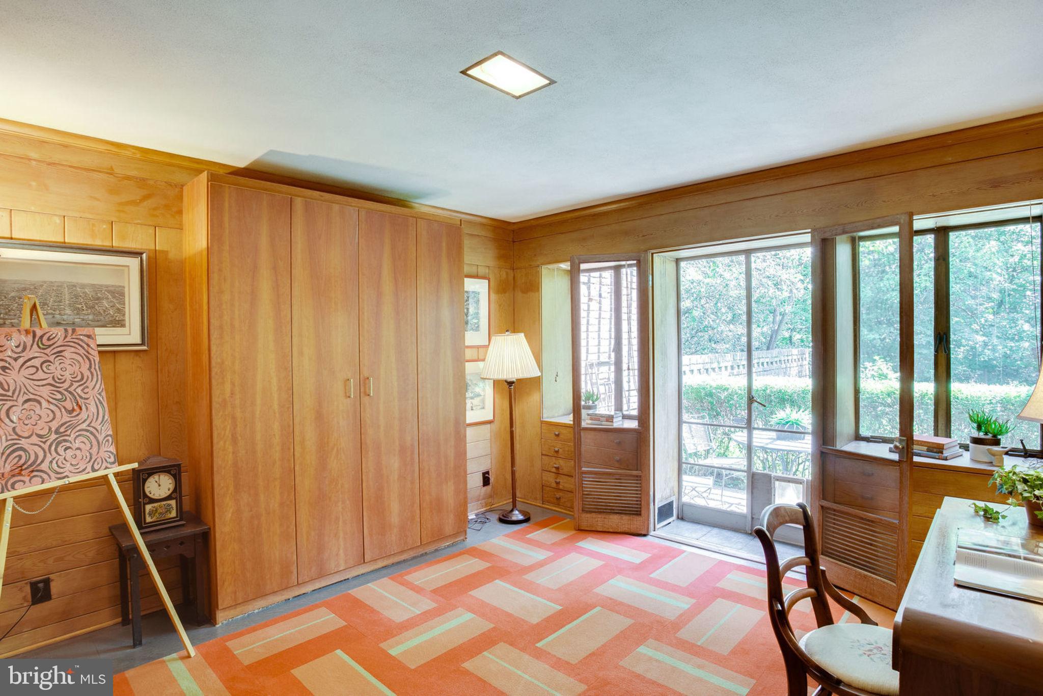 1201 Key Drive Alexandria, VA 22302 - Photo 19 of 82 Main House Bedroom with door to Outdoor Seating