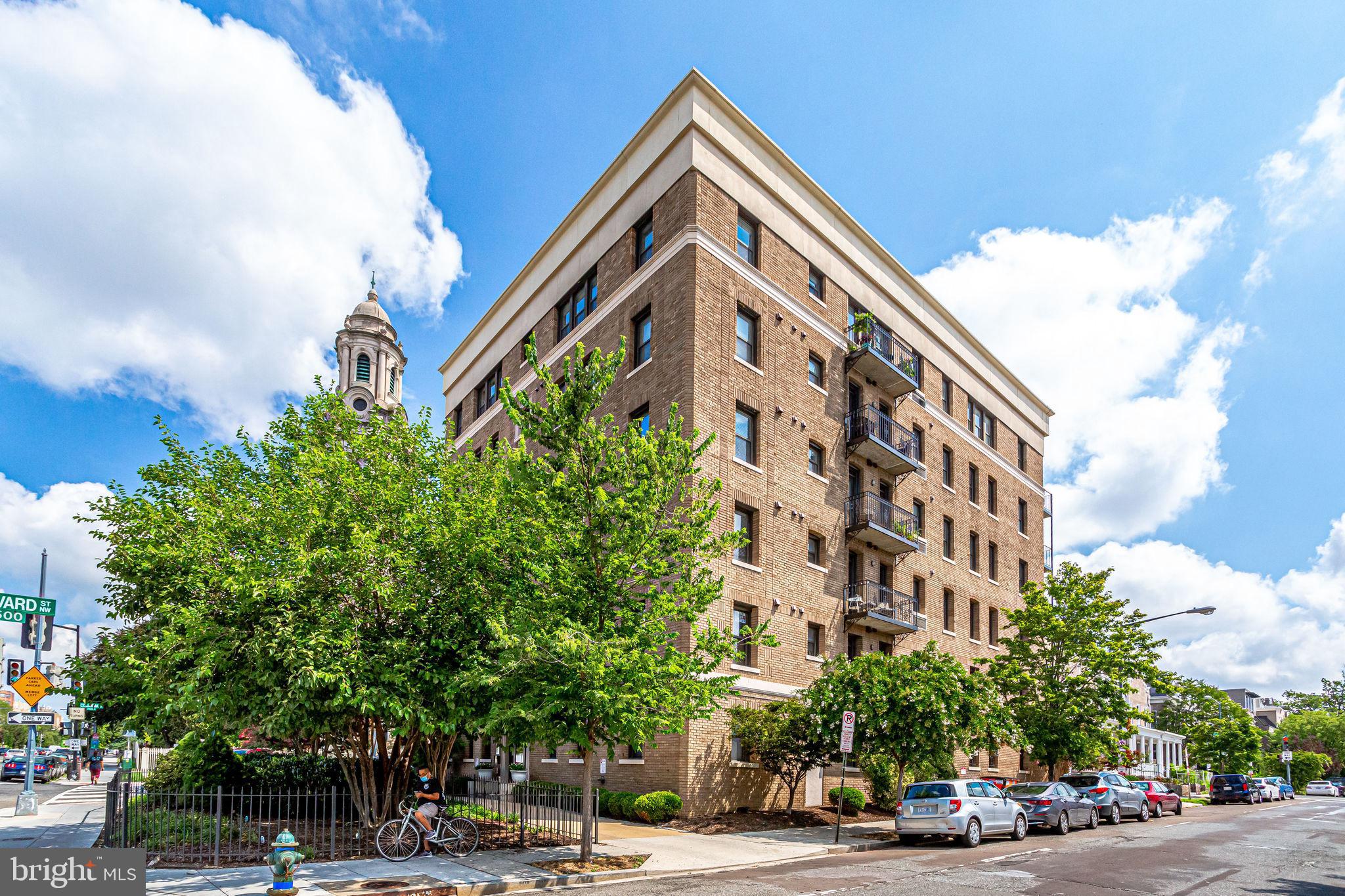 It is located between Harvard St. & Columbia Ave.