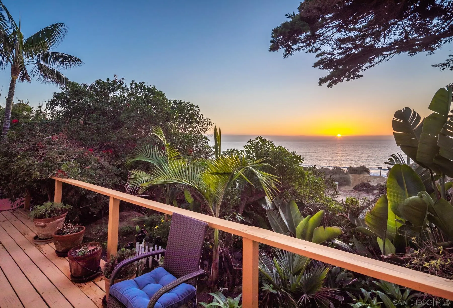 110 8th Street Del Mar, CA 92014 - Photo 21 of 24 a view of balcony with furniture