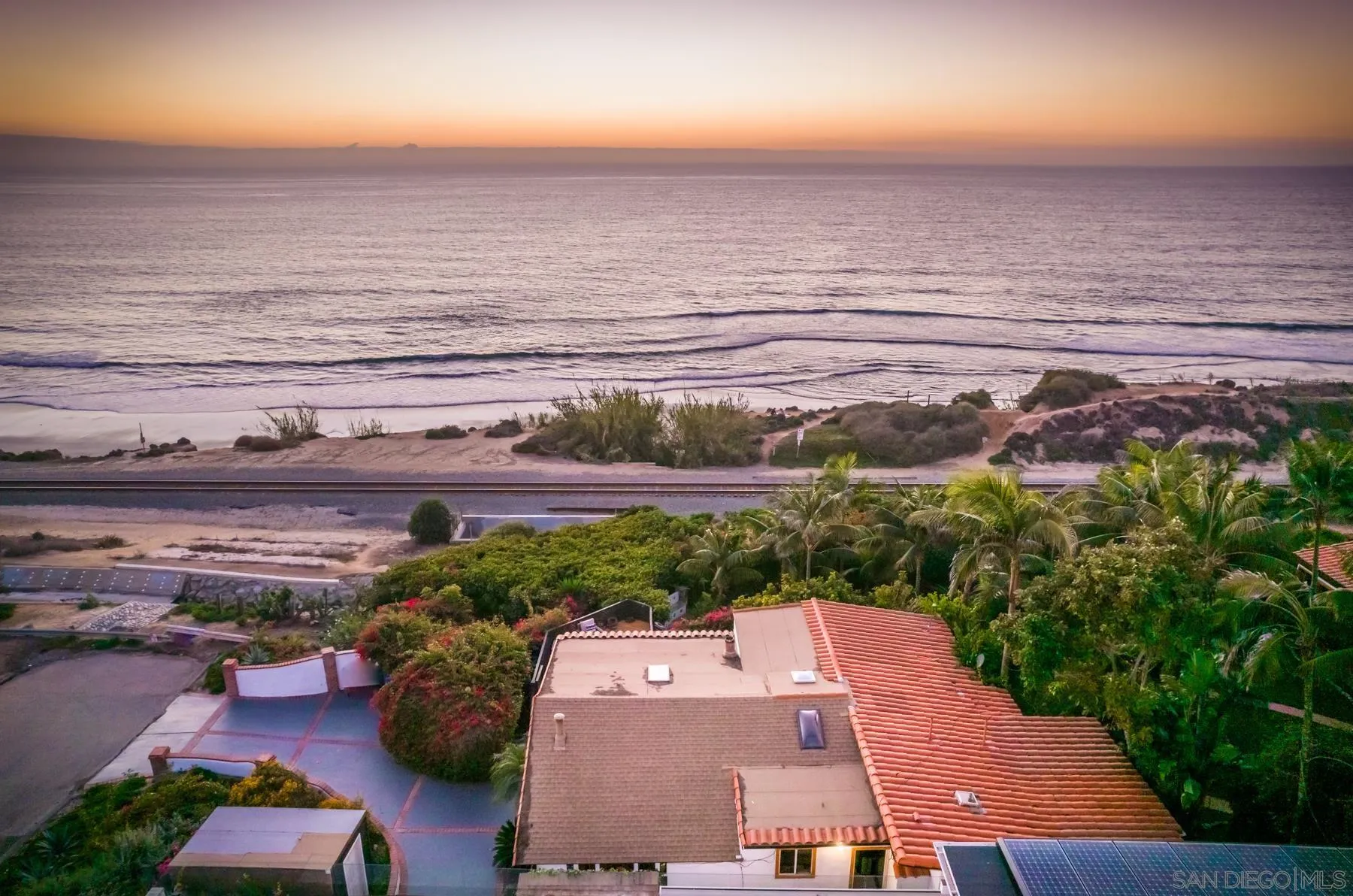 110 8th Street Del Mar, CA 92014 - Photo 24 of 24 an aerial view of a house with a yard basket ball court and outdoor seating