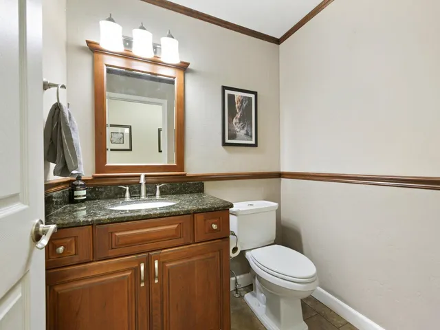 a workspace with furniture and window