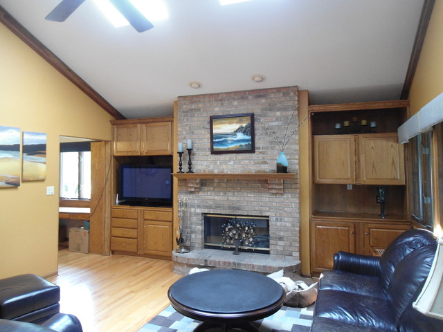 10280 Branch Road Rochelle, IL 61068 - Photo 4 of 17 a living room with furniture and a fireplace