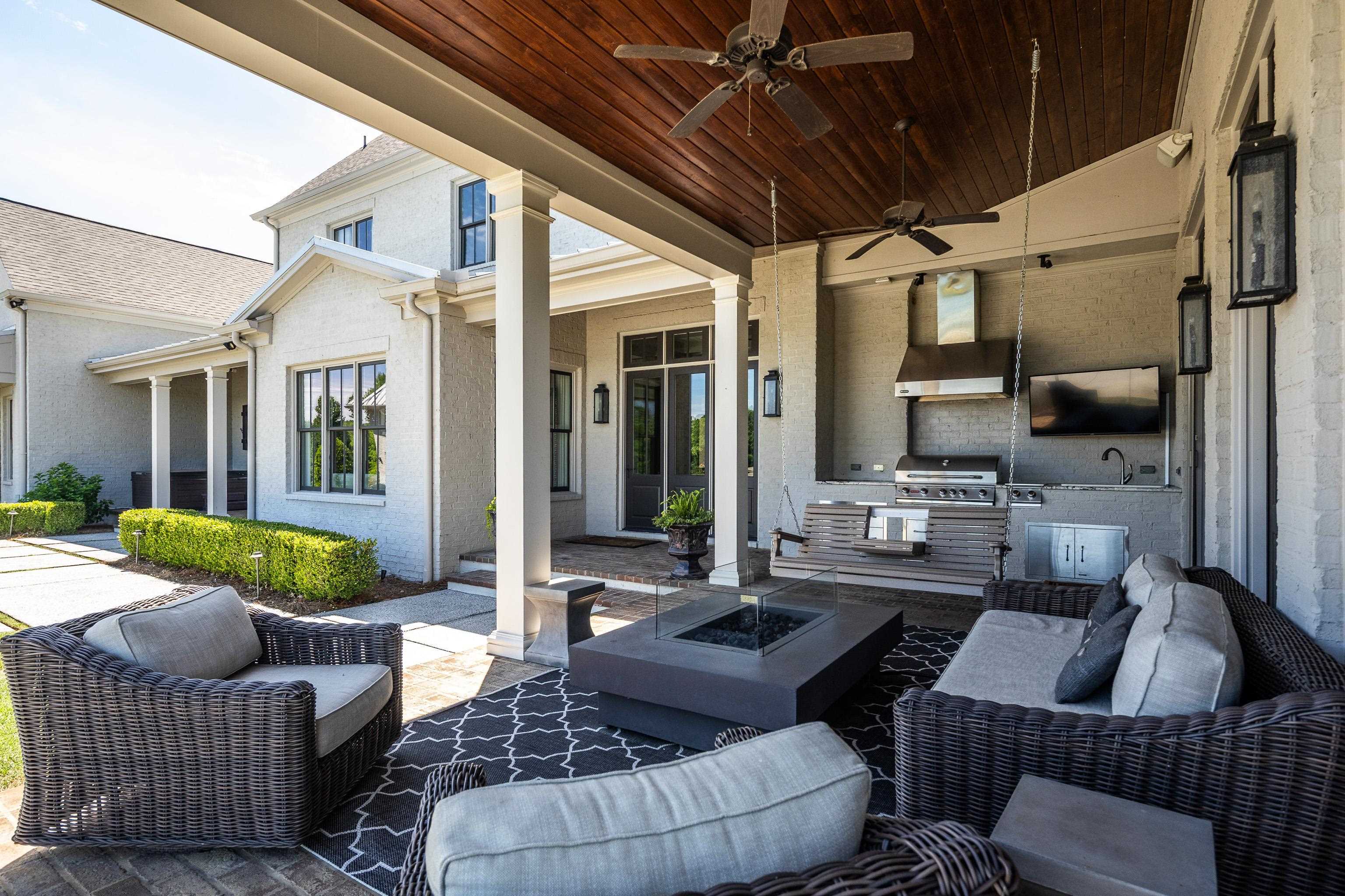 770 Ballard Road Piperton, TN 38017 - Photo 32 of 40 a outdoor living space with furniture and garden view
