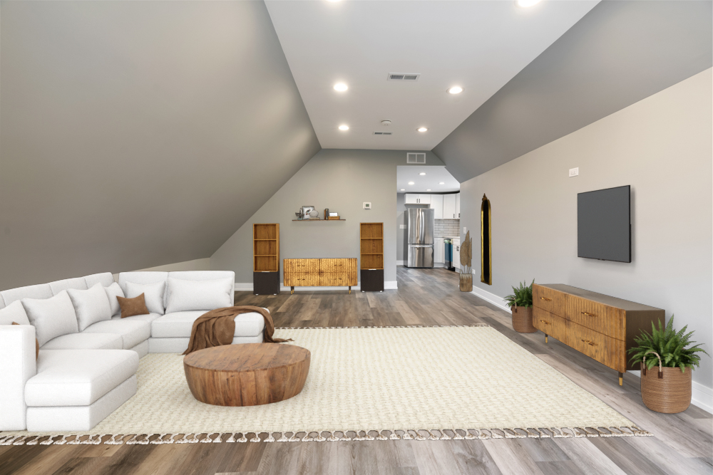 4624 North Springfield Avenue Chicago, IL 60625 - Photo 33 of 44 a living room with furniture and a couch