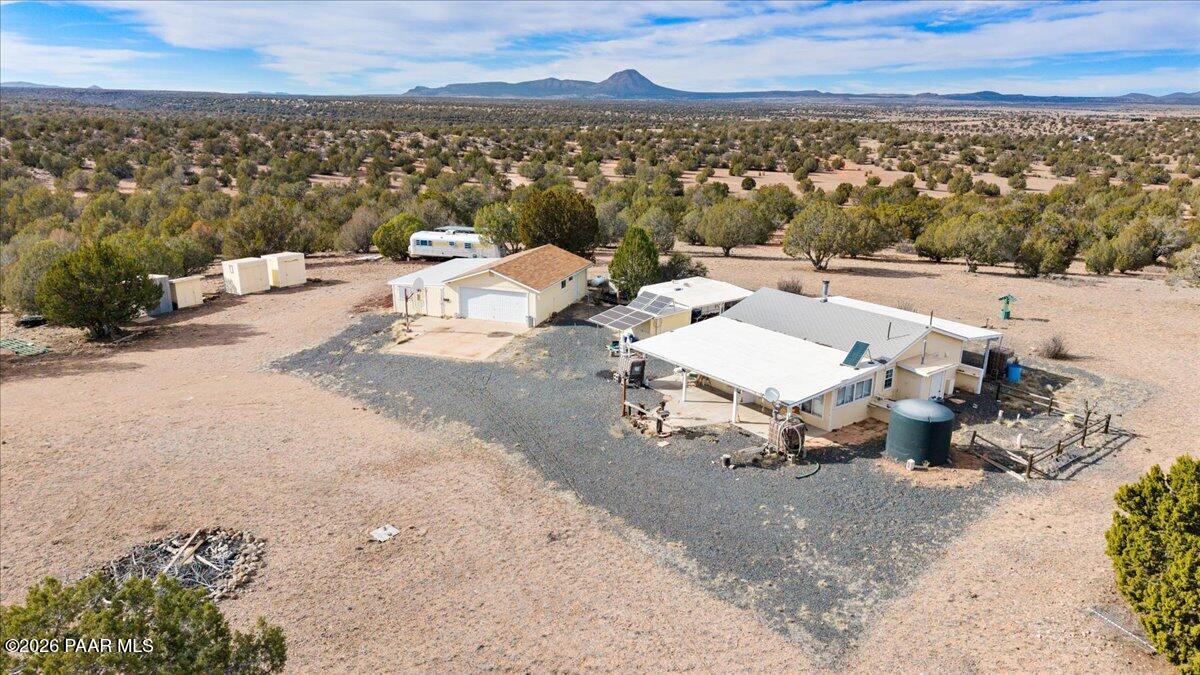 44044 North Haywire Road Ash Fork, AZ 86320 - Photo 2 of 22 27-Aerial View Front