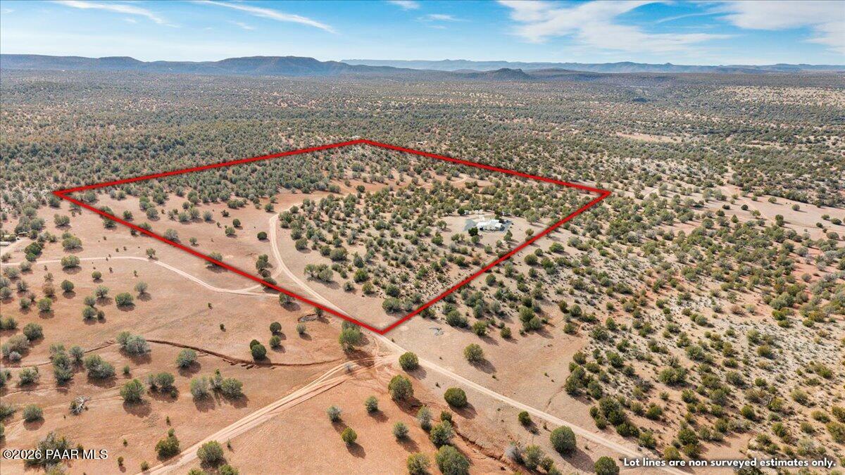 44044 North Haywire Road Ash Fork, AZ 86320 - Photo 21 of 22 30-Aerial View SW