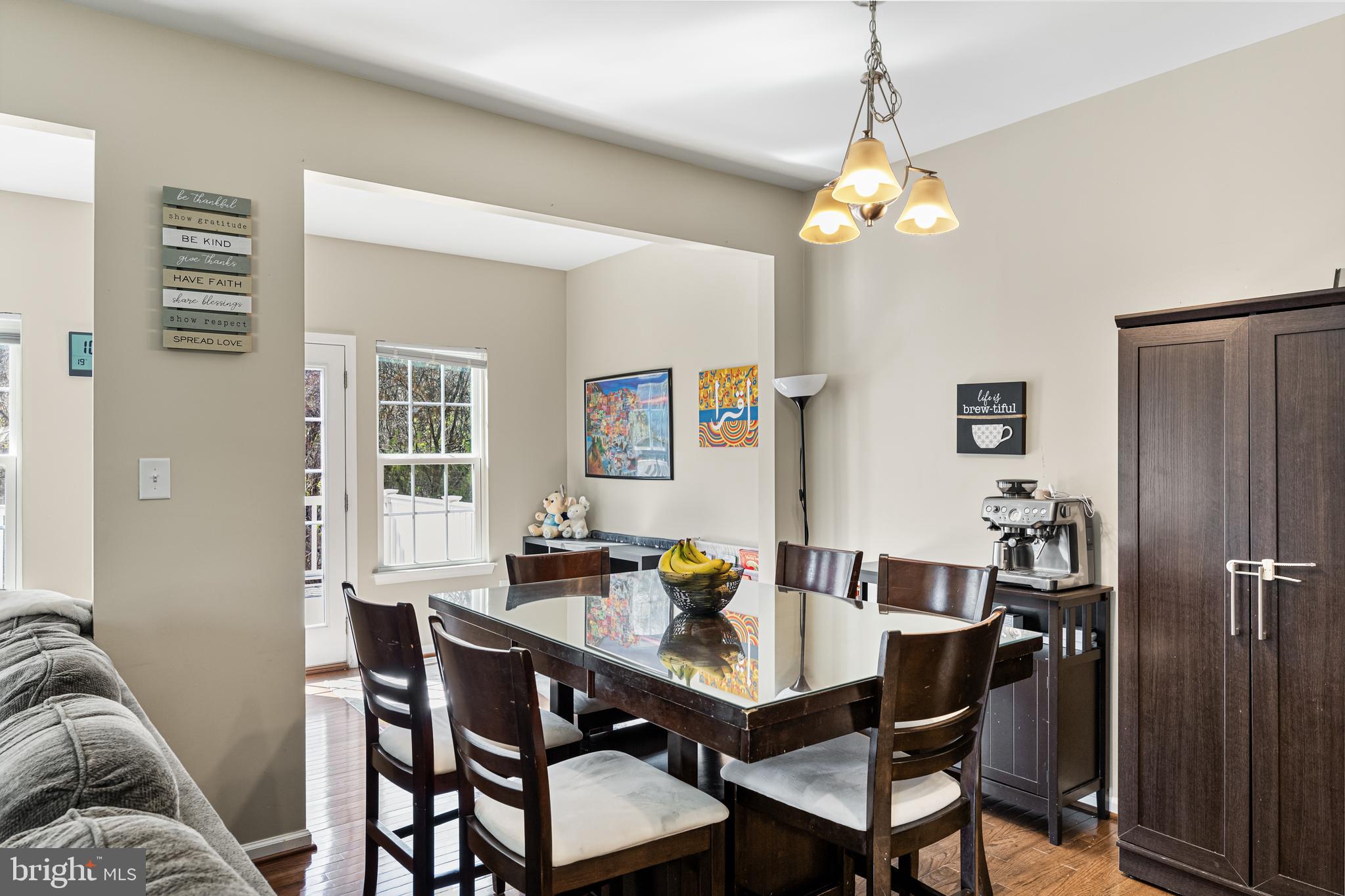 41 Franklin Circle Somerdale, NJ 08083 - Photo 11 of 26 a view of a dining room with furniture and a chandelier