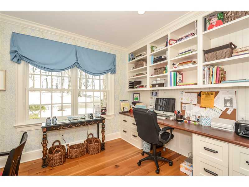 527 Middlesex Road Darien, CT 06820 - Photo 14 of 25 a view of a workspace with furniture and a window