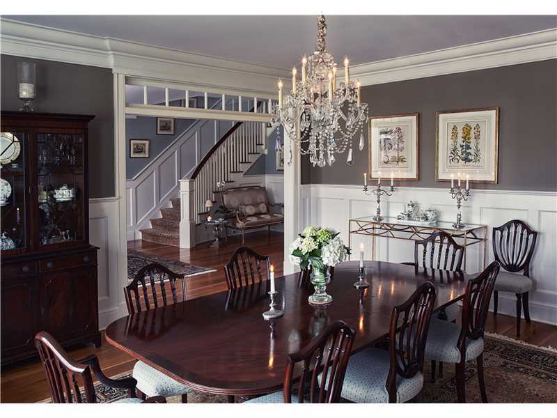 527 Middlesex Road Darien, CT 06820 - Photo 4 of 25 a view of a dining room and livingroom