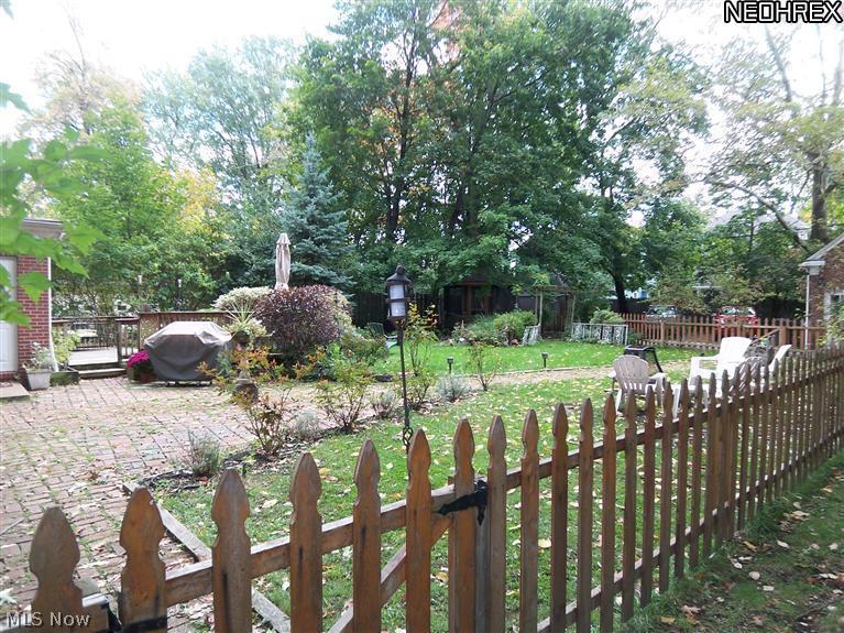 2746 Derbyshire Road Cleveland Heights, OH 44106 - Photo 22 of 24 FENCED YARD WITH BRICK PATIO