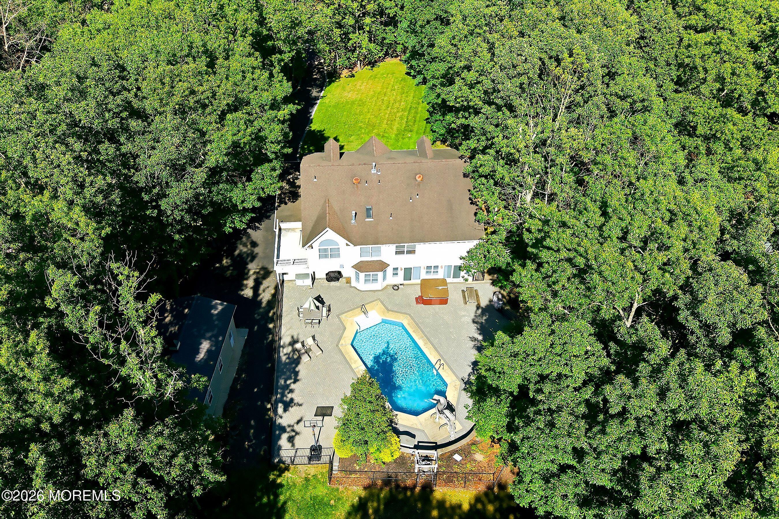 222 Chandler Road Jackson, NJ 08527 - Photo 2 of 62 78-Rear Aerial 2