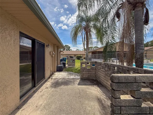 a view of outdoor space with seating area