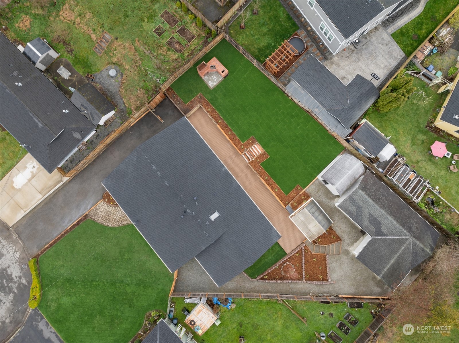 4103 223rd Street Southwest Mountlake Terrace, WA 98043 - Photo 32 of 38 an aerial view of a house