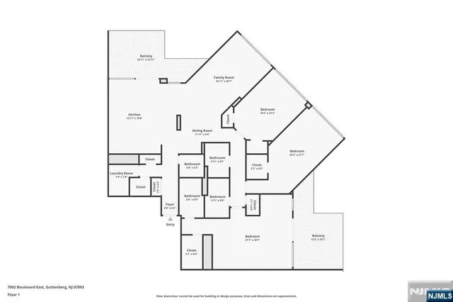 $6,300 | 7002 Boulevard East, Unit PH 43A, Guttenberg, NJ 07093