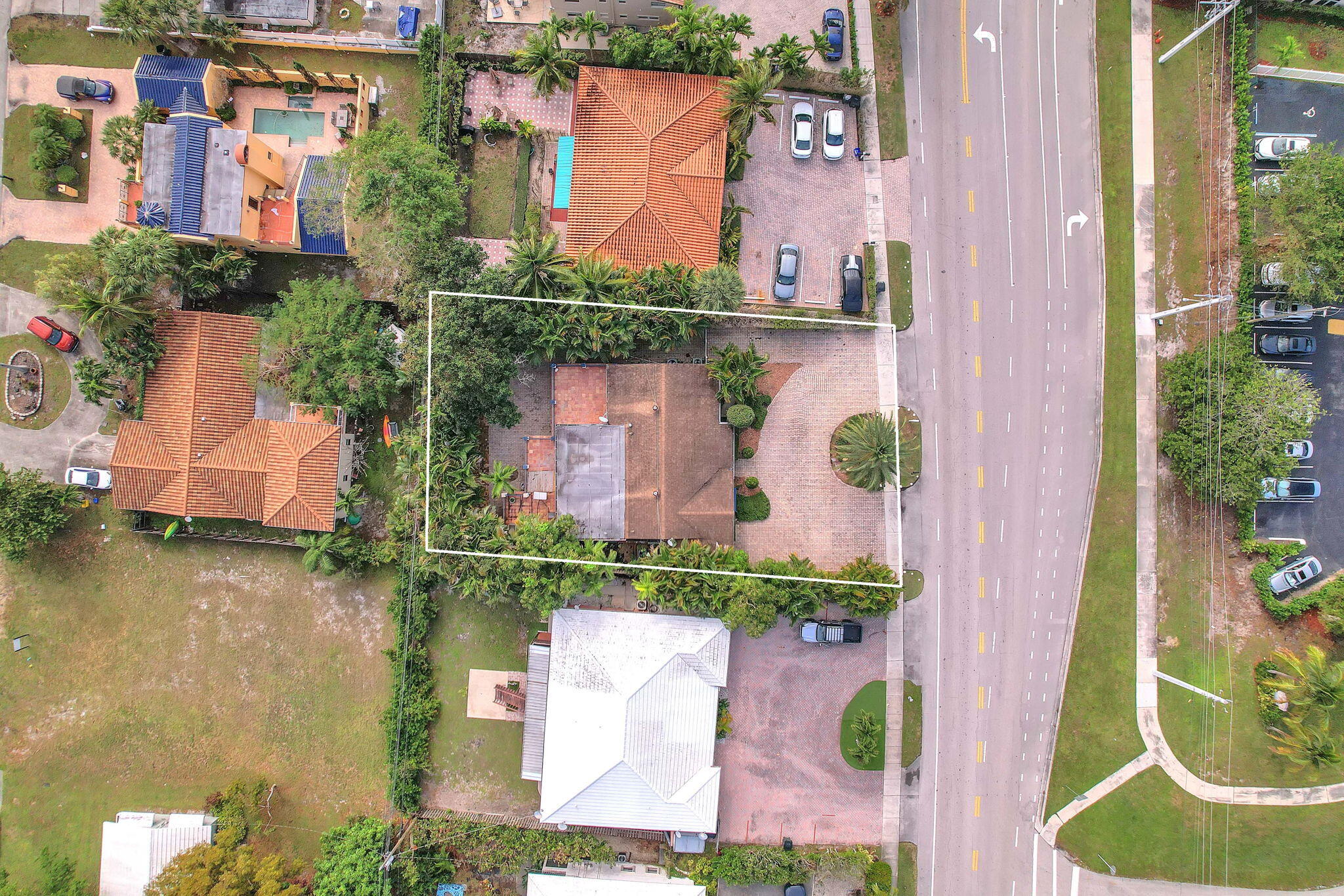 144 Northwest 4th Avenue Boca Raton, FL 33432 - Photo 5 of 35 an aerial view of residential houses with outdoor space