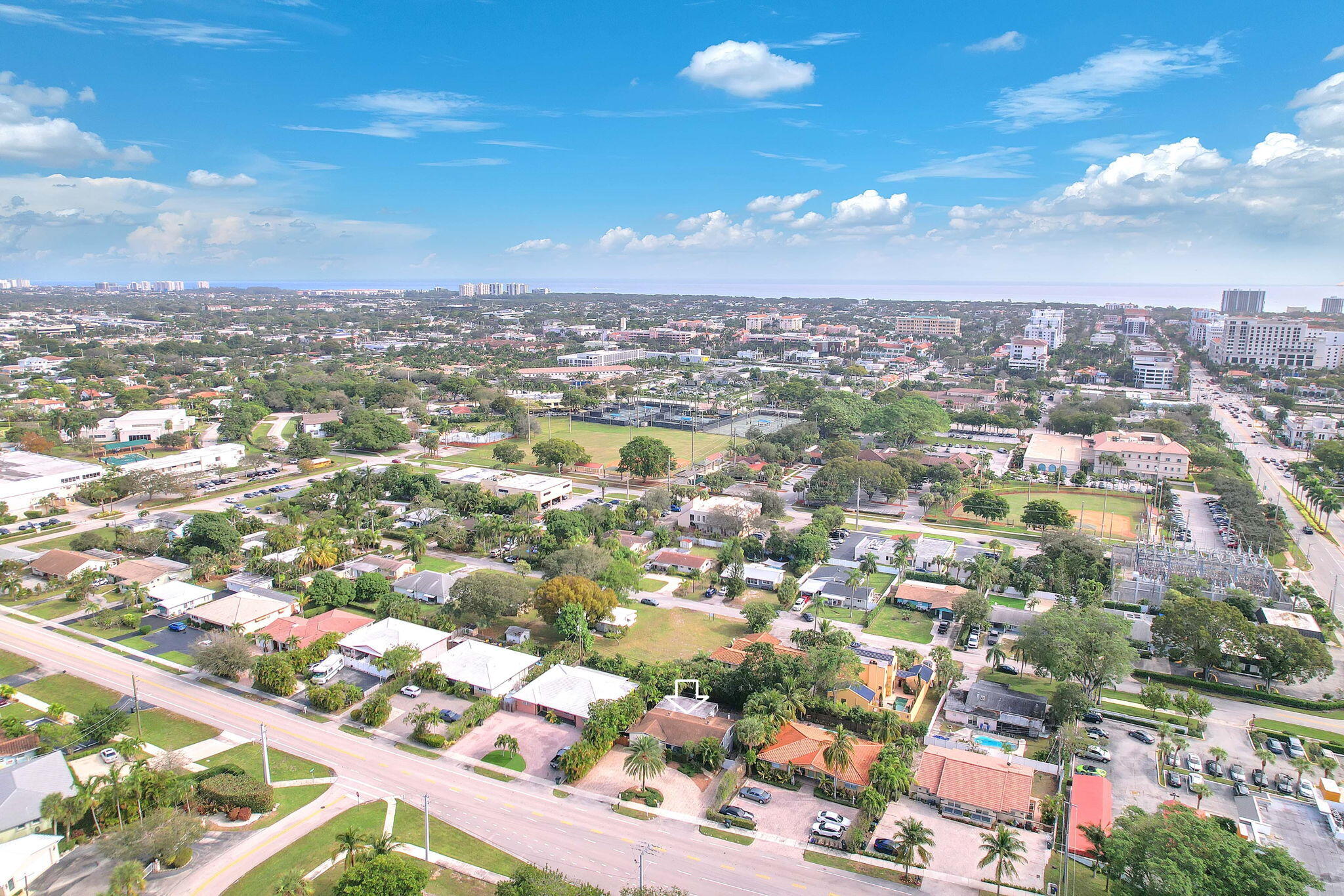 144 Northwest 4th Avenue Boca Raton, FL 33432 - Photo 6 of 35 an aerial view of city