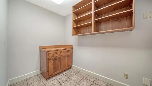 a view of a wooden deck