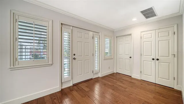 a view of a food mall next to a road