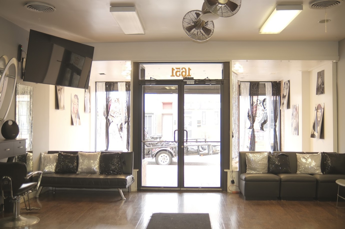 1651 West 79th Street Chicago, IL 60620 - Photo 5 of 29 a living room with furniture and a large window