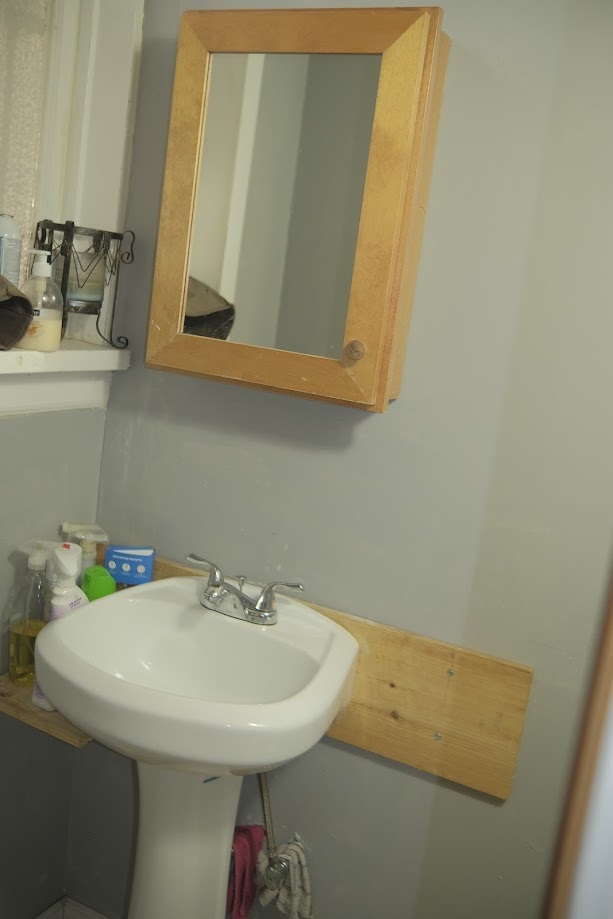 1651 West 79th Street Chicago, IL 60620 - Photo 9 of 29 a bathroom with a sink and a mirror