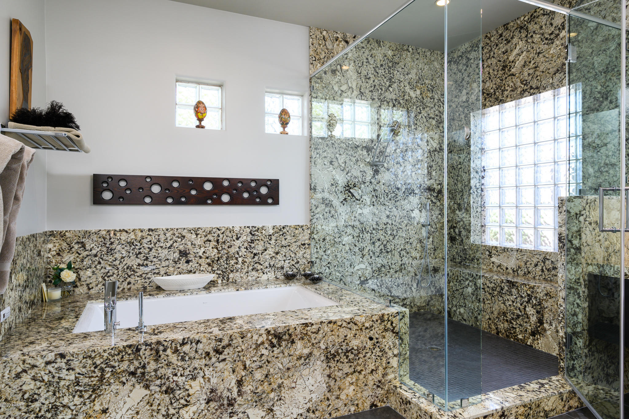 7953 East Thunderhawk Road Scottsdale, AZ 85255 - Photo 22 of 40 a bathroom with a shower