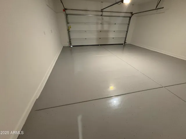 a view of a room with an empty space