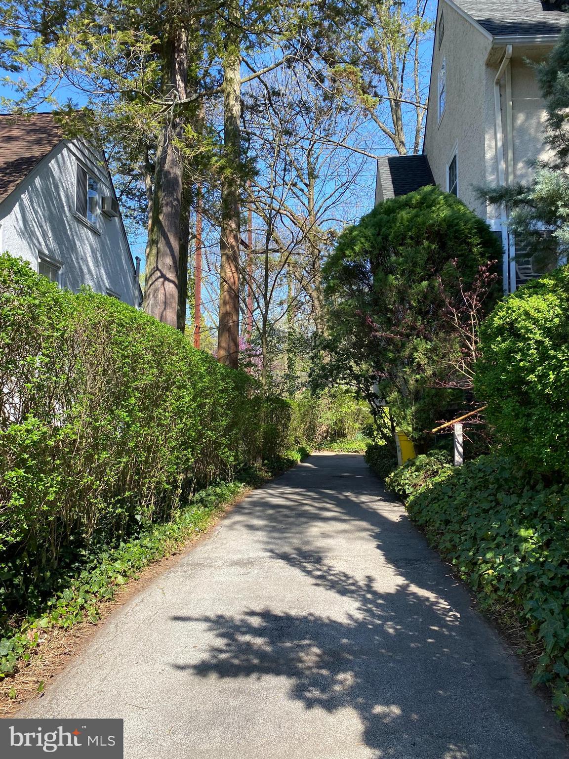 14 Snowden Road Bala Cynwyd, PA 19004 - Photo 50 of 59 Driveway down to garage access & tiered back yard