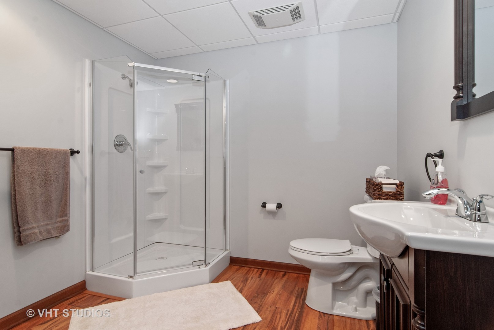 43W887 Old Midlothian Road Elburn, IL 60119 - Photo 27 of 35 a bathroom with a sink a toilet and shower