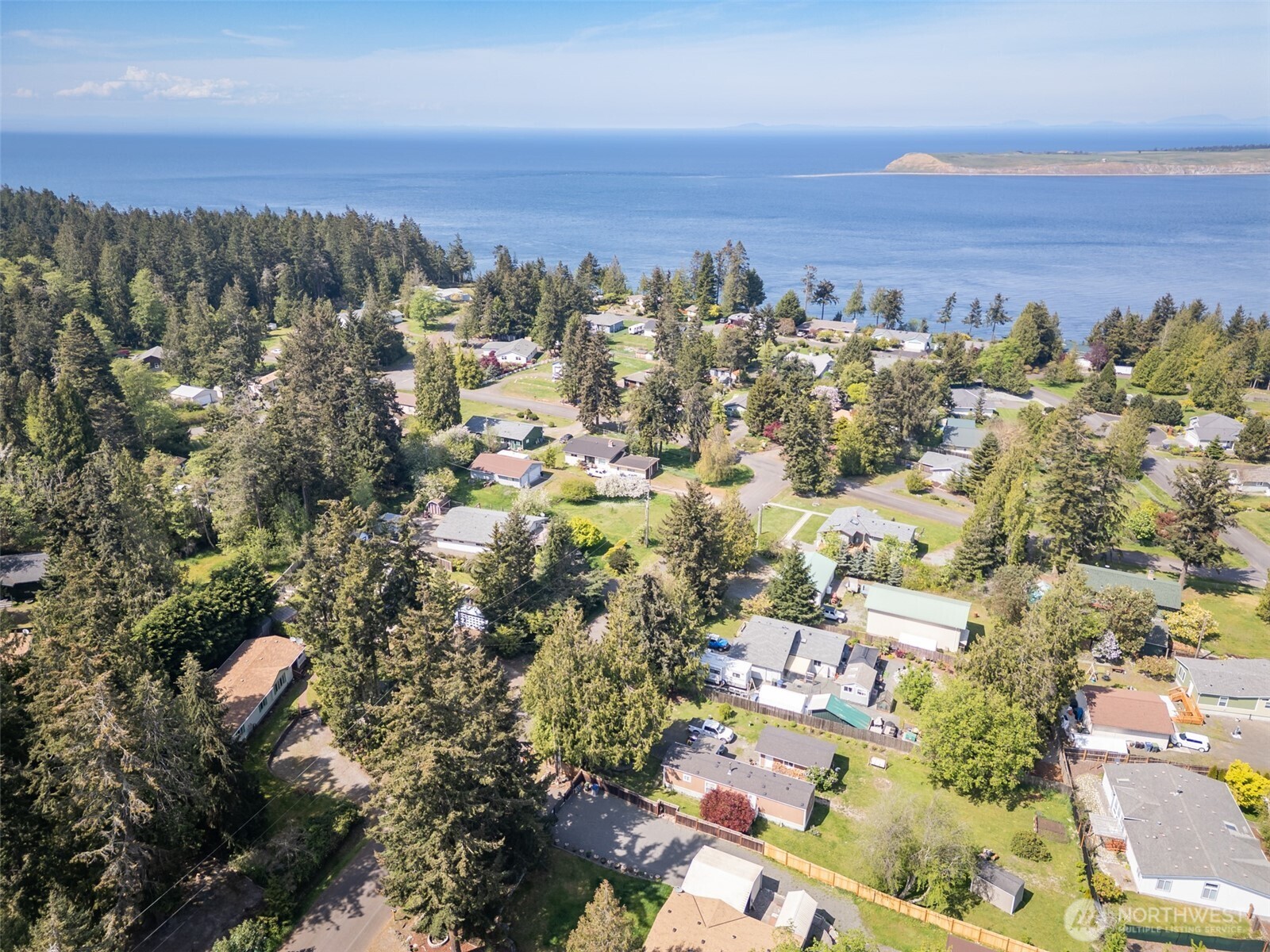 423 Fleming Drive Sequim, WA 98382 - Photo 29 of 33 an aerial view of multiple house