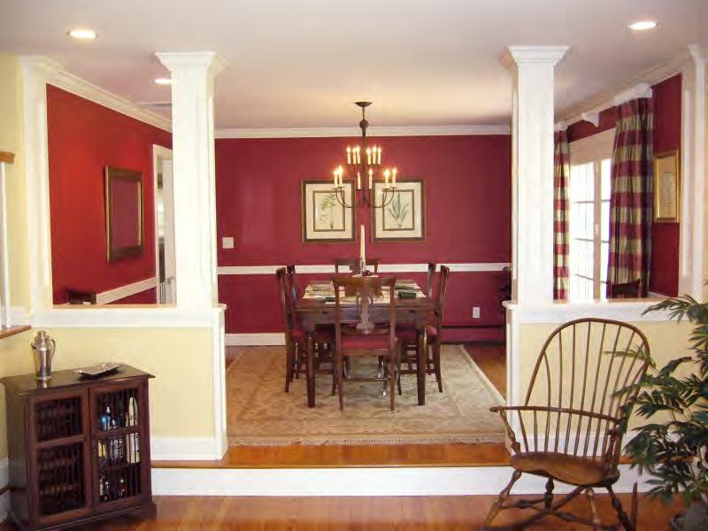 Undisclosed Address New Canaan, CT 06840 - Photo 11 of 14 a view of a dining room and livingroom with furniture window and wooden floor
