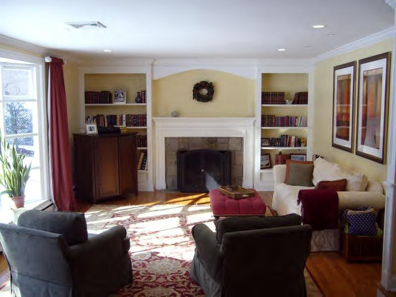Undisclosed Address New Canaan, CT 06840 - Photo 9 of 14 a living room with furniture and a fireplace