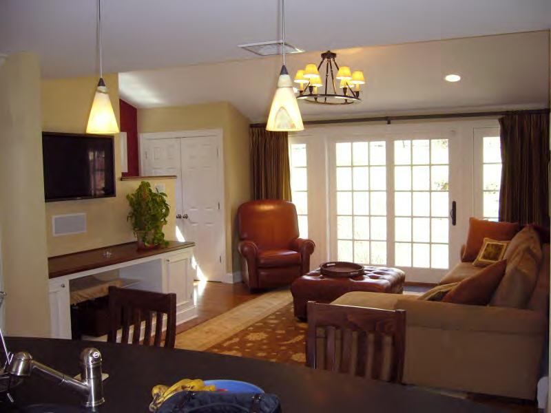 Undisclosed Address New Canaan, CT 06840 - Photo 10 of 14 a living room with furniture and a chandelier