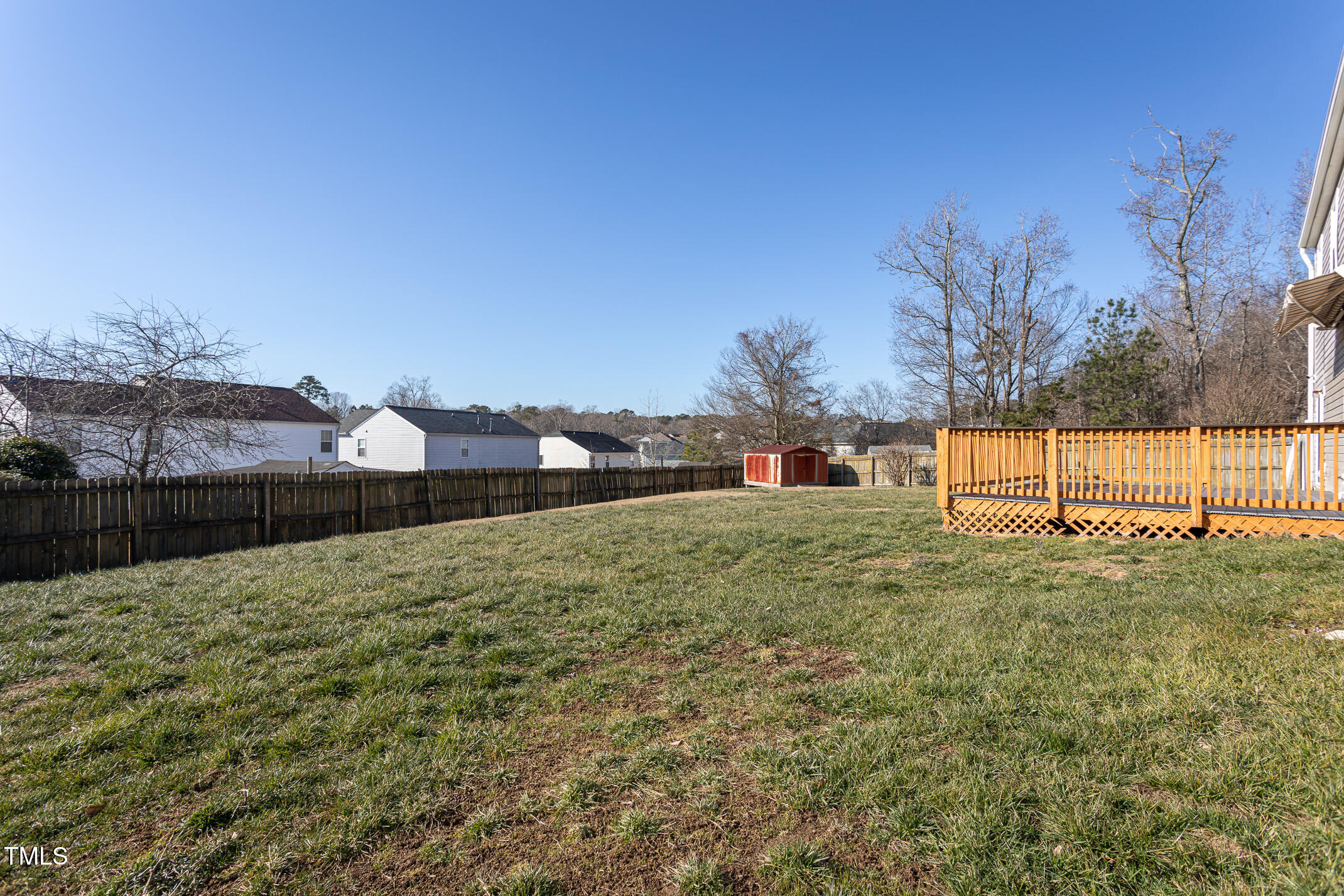3208 Flowery Branch Road Raleigh, NC 27610 - Photo 27 of 32 Backyard