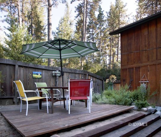 53445 Tollgate Road Idyllwild, CA 92549 - Photo 14 of 22 Herb garden and back deck