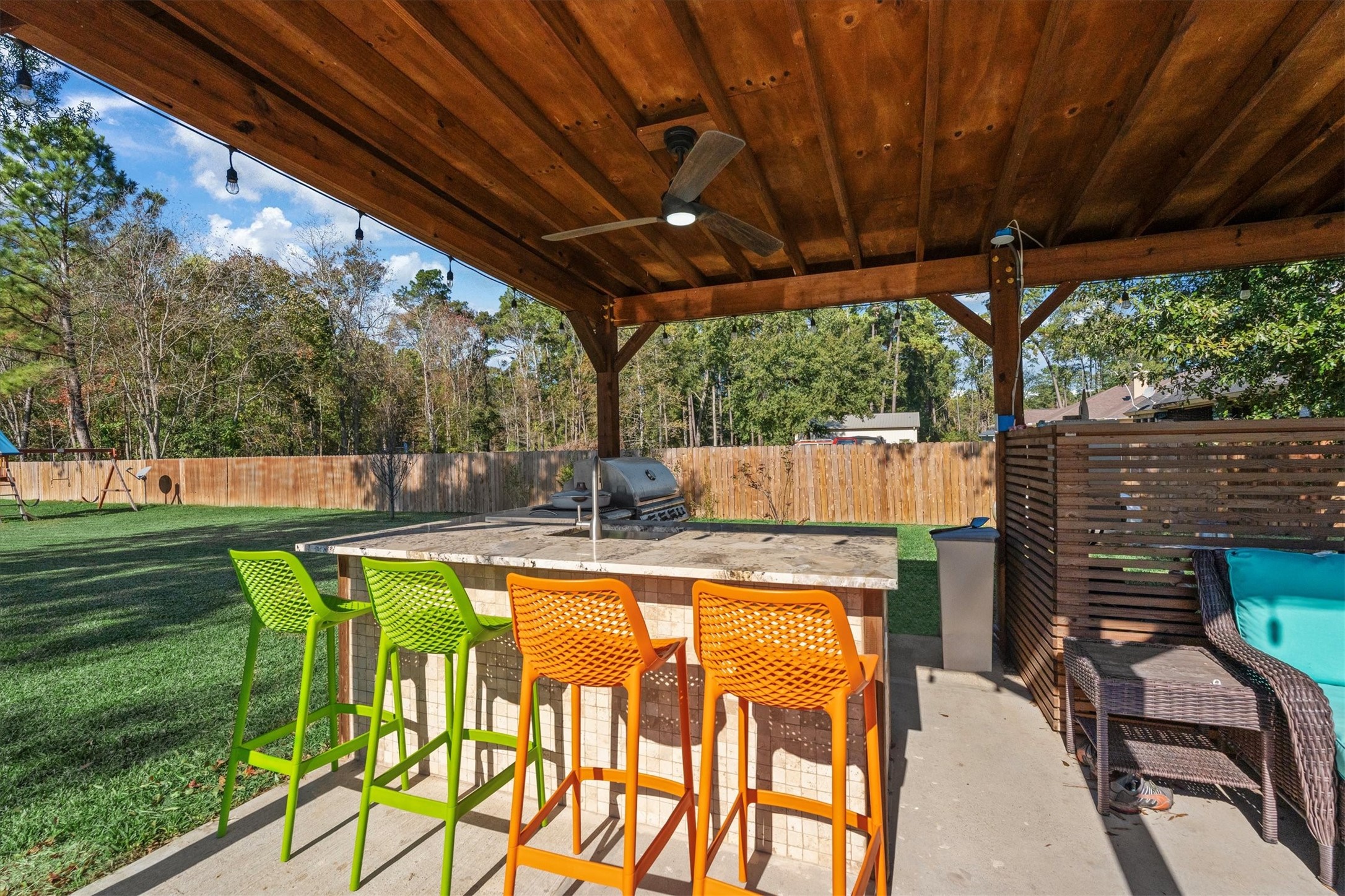 22924 Rio Grande Drive Porter, TX 77365 - Photo 8 of 19 a view of swimming pool with a patio