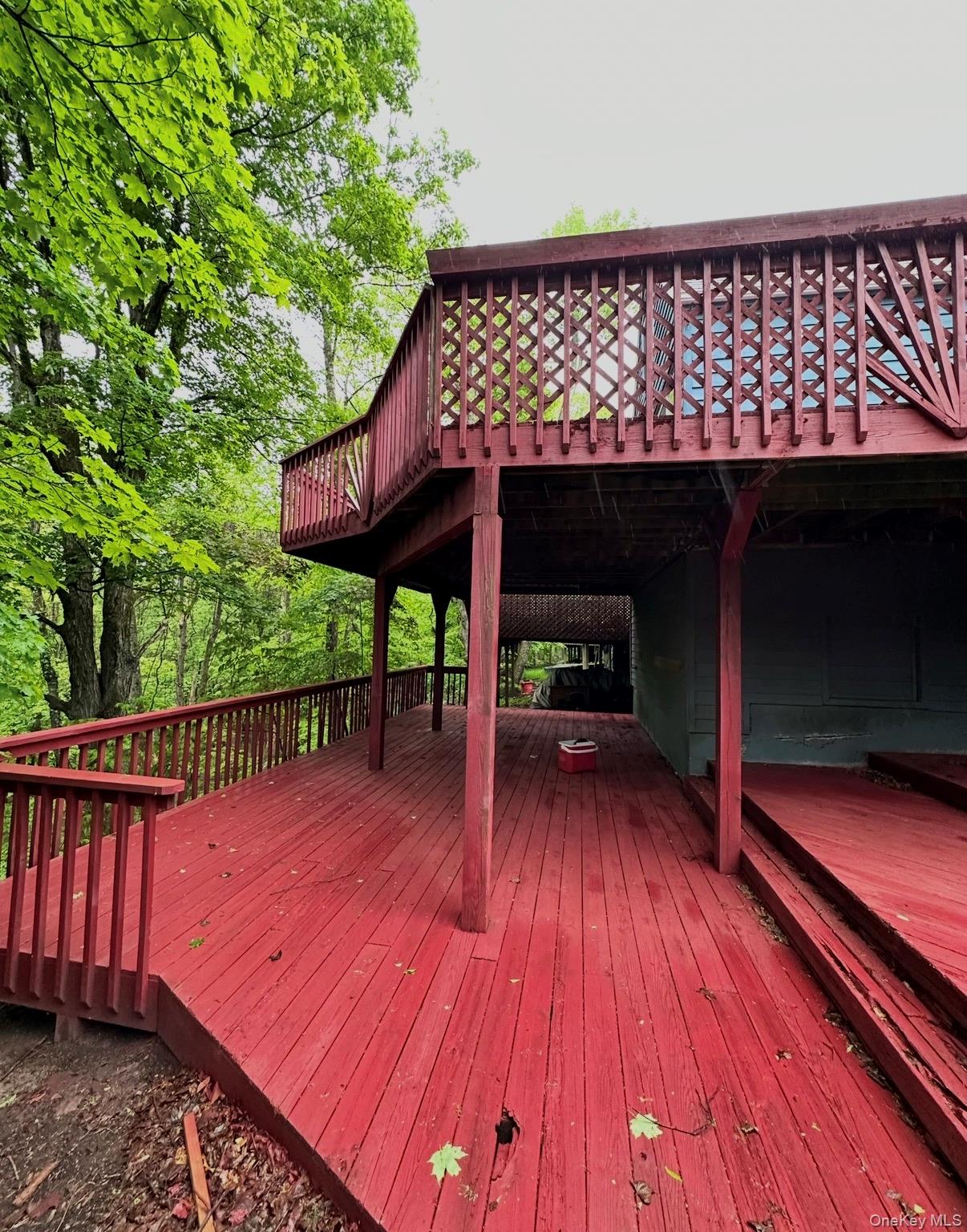 15 Fox Ridge Woodridge, NY 12789 - Photo 22 of 25 a view of a balcony with wooden floor