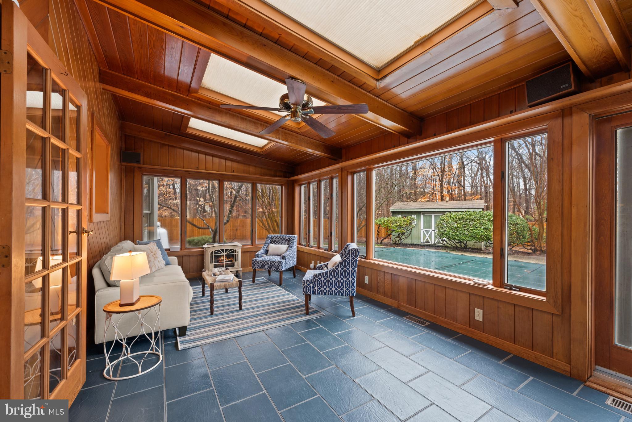 2107 Bennett Point Road Queenstown, MD 21658 - Photo 15 of 38 Sunroom Overlooking the Pool and Patios
