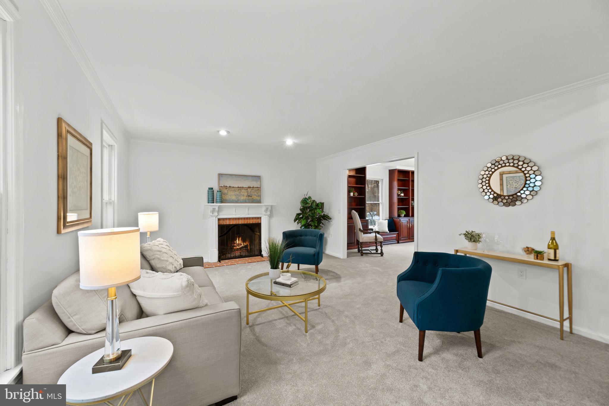 2107 Bennett Point Road Queenstown, MD 21658 - Photo 6 of 38 Great Room with wood burning fireplace