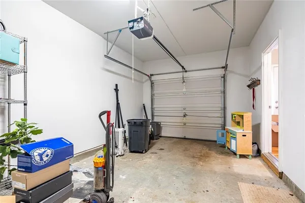 a view of storage and utility room