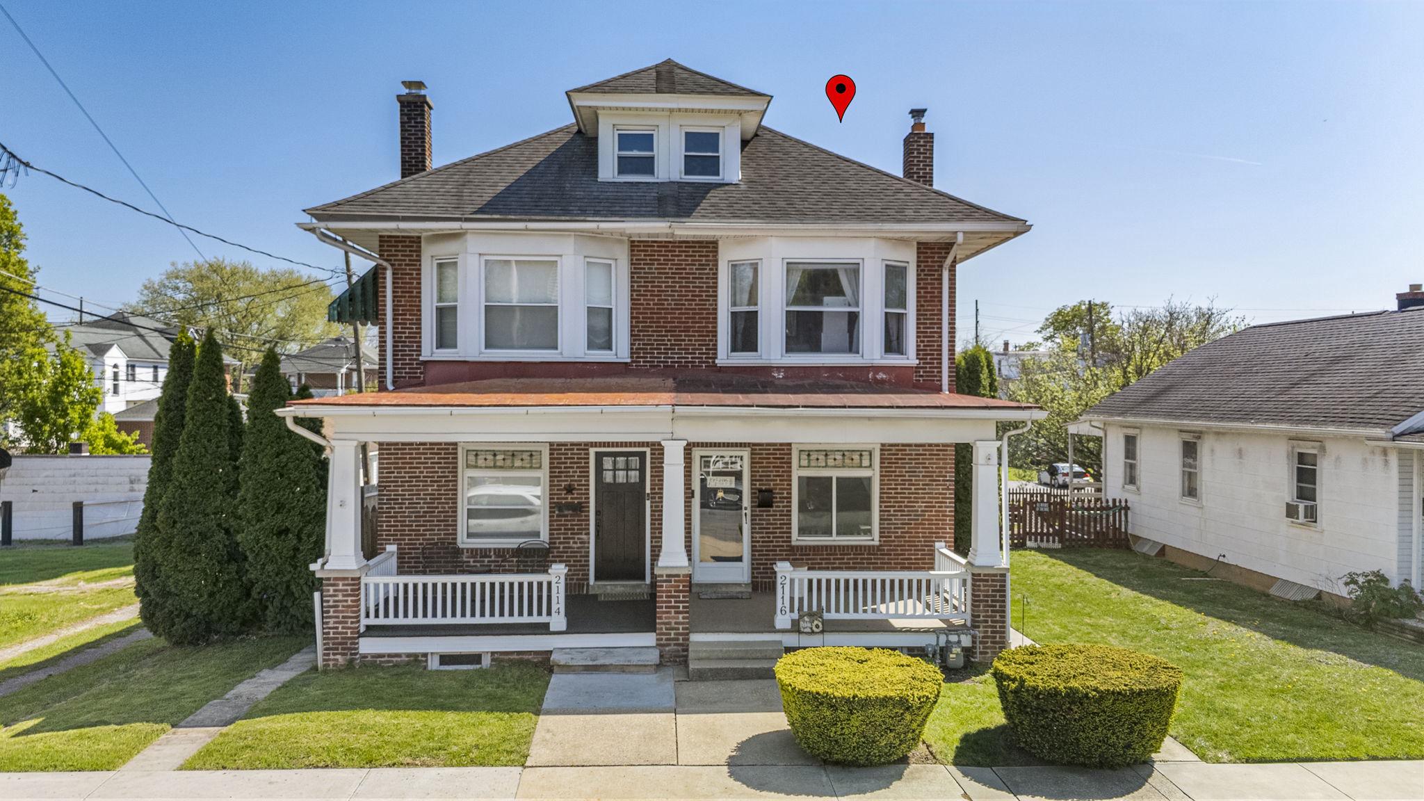 2116 Noble Street Reading, PA 19609 - Photo 2 of 35 Charming brick duplex with porch appeal.