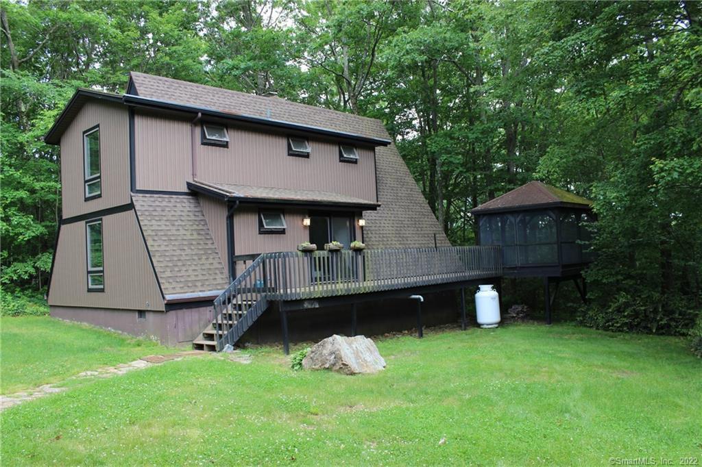 191 Buell Road Litchfield, CT 06759 - Photo 1 of 1 Unique 5 Room Two Story A-Frame Set on 8.65 Acres
