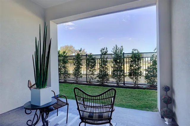 a view of balcony and patio